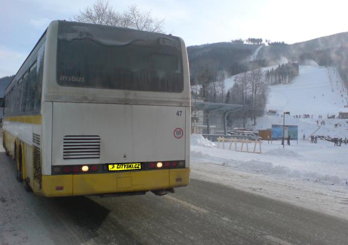 CITY SKI Bus ve středisku KOUTY