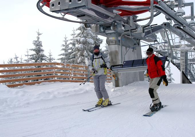 Ski areál Dolní Morava klienti CITY SKI Martin Různar a Karel K ovařík