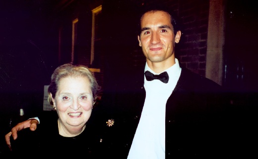 Madeleine Albright a Pavel Trčala