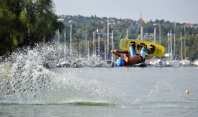 Pavel Trčala na vleku CITY WAKE Brno